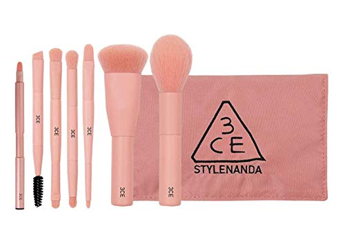 3CE Mini Makeup Brush Kit Pink