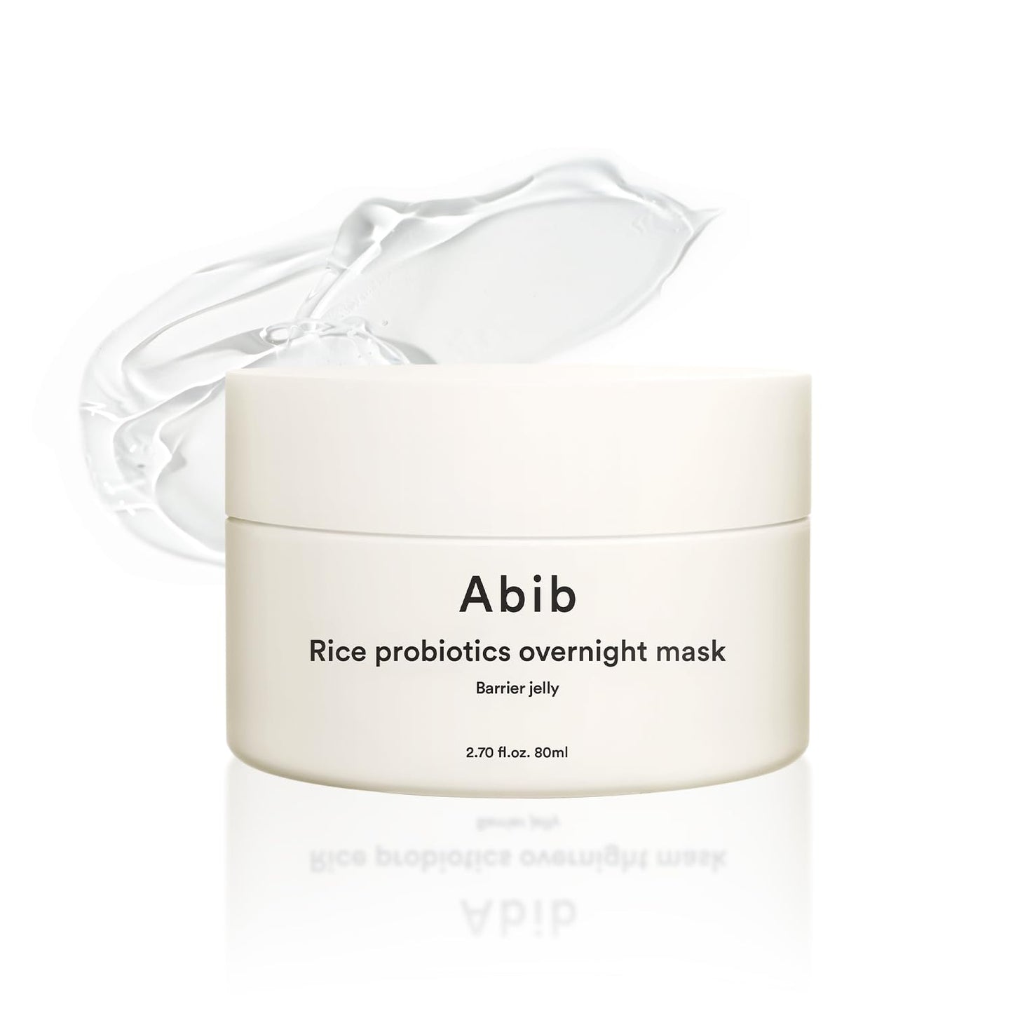 Abib Rice Probiotics Overnight Mask Barrier Jelly 2.7 fl oz I Intensive Hydrating Nourishing Face Sleep Sleeping Mask for Korean Skin Care jelly eye cream clay mask glass skin