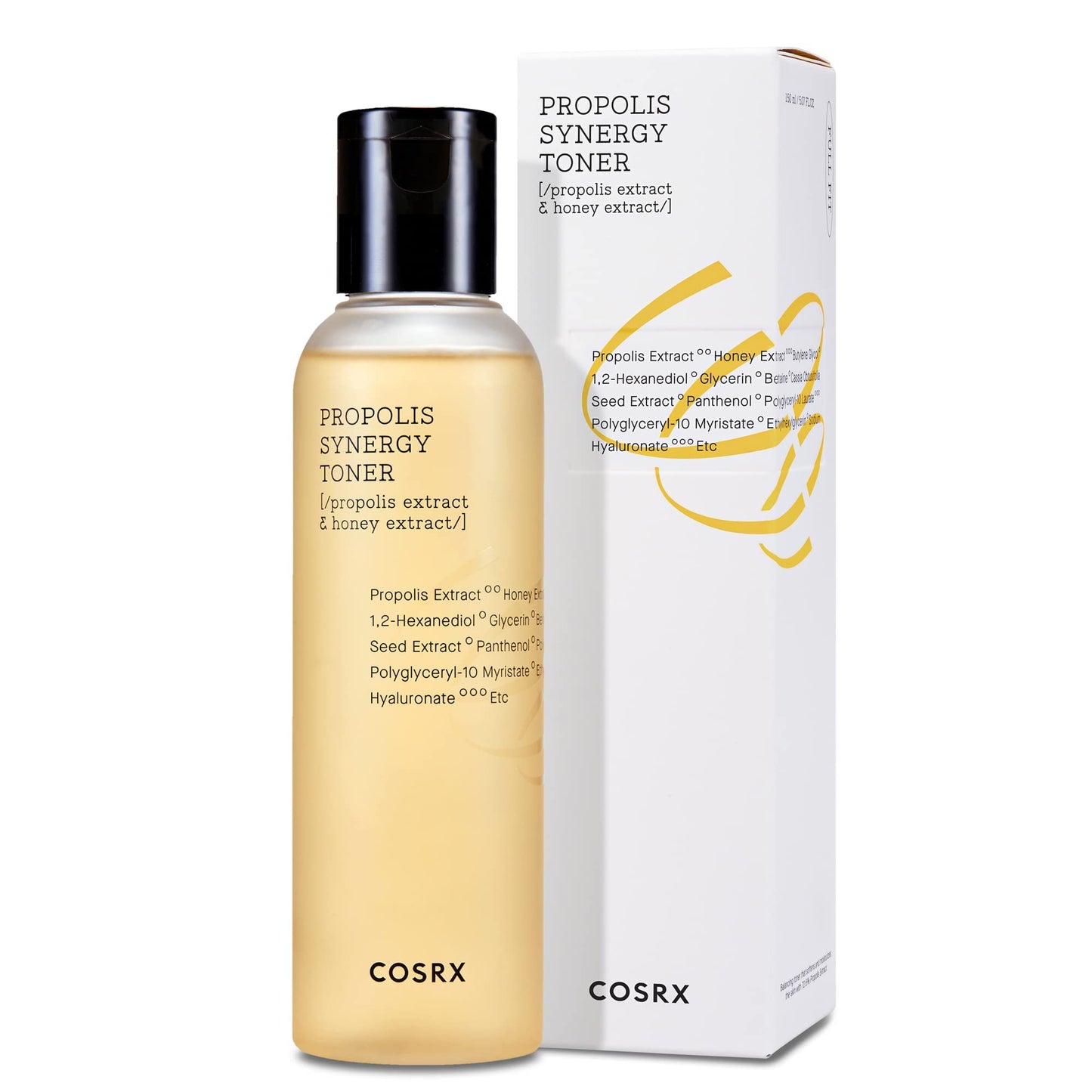 COSRX Full Fit Propolis Synergy Toner, 150ml / 5.07 fl.oz | Instant Moisture Boosting Toner, Propolis 72.6% Honey 10.7% Panthenol, Korean Skin Care