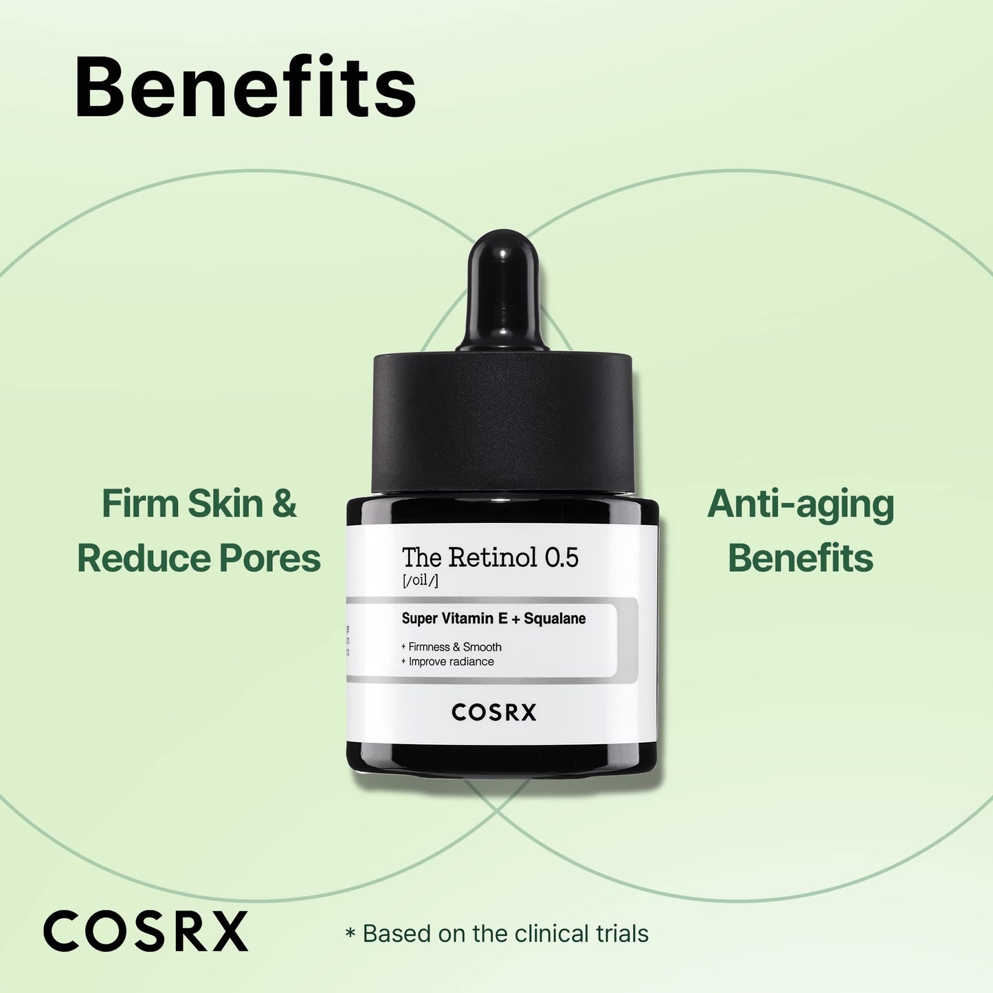 COSRX Retinol 0.5 Oil, Anti-aging Serum with 0.5% Retinoid Treatment for Face, Reduce Wrinkles, Fine Lines, & Signs of Aging, Gentle Skincare for Day & Night, Not Tested on Animals, Korean Skincare