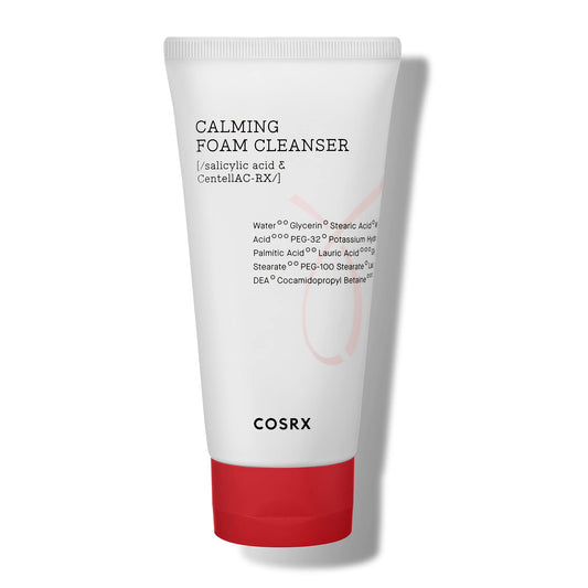 COSRX AC Collection Calming Foam Cleanser, 150ml / 5.07 fl.oz | Salicylic Acid Acne Cleanser | Animal Testing Free, Paraben Free, Korean Skin Care