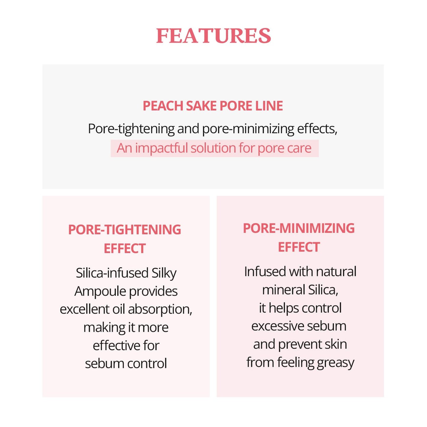 SKINFOOD Peach Sake Pore Serum - Pore Minimizer & Sebum Control - Skin Smoothing Facial Serum for Oily Skin - Pore Refining Serum & Pore Tightening - Acne Reducer & Minimizing Serum - 55ml (1.85 oz)