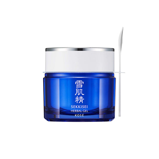 SEKKISEI Herbal Gel, Multi-Purpose 6 in1 benefits Hydrating Gel Moisturizer & Mask, 2.8 Ounce