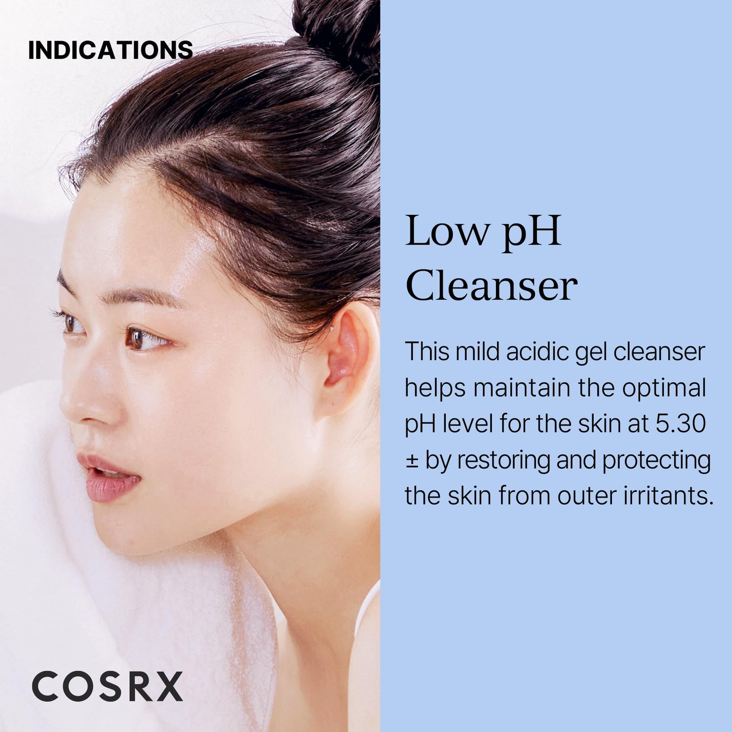 COSRX Low pH Good Morning Gel Cleanser, Amazon Exclusive, Daily Mild Face Cleanser for Sensitive Skin with BHA & Tea Tree Oil, PH Balancing, Korean Skin Care (13.52fl.oz/400ml)