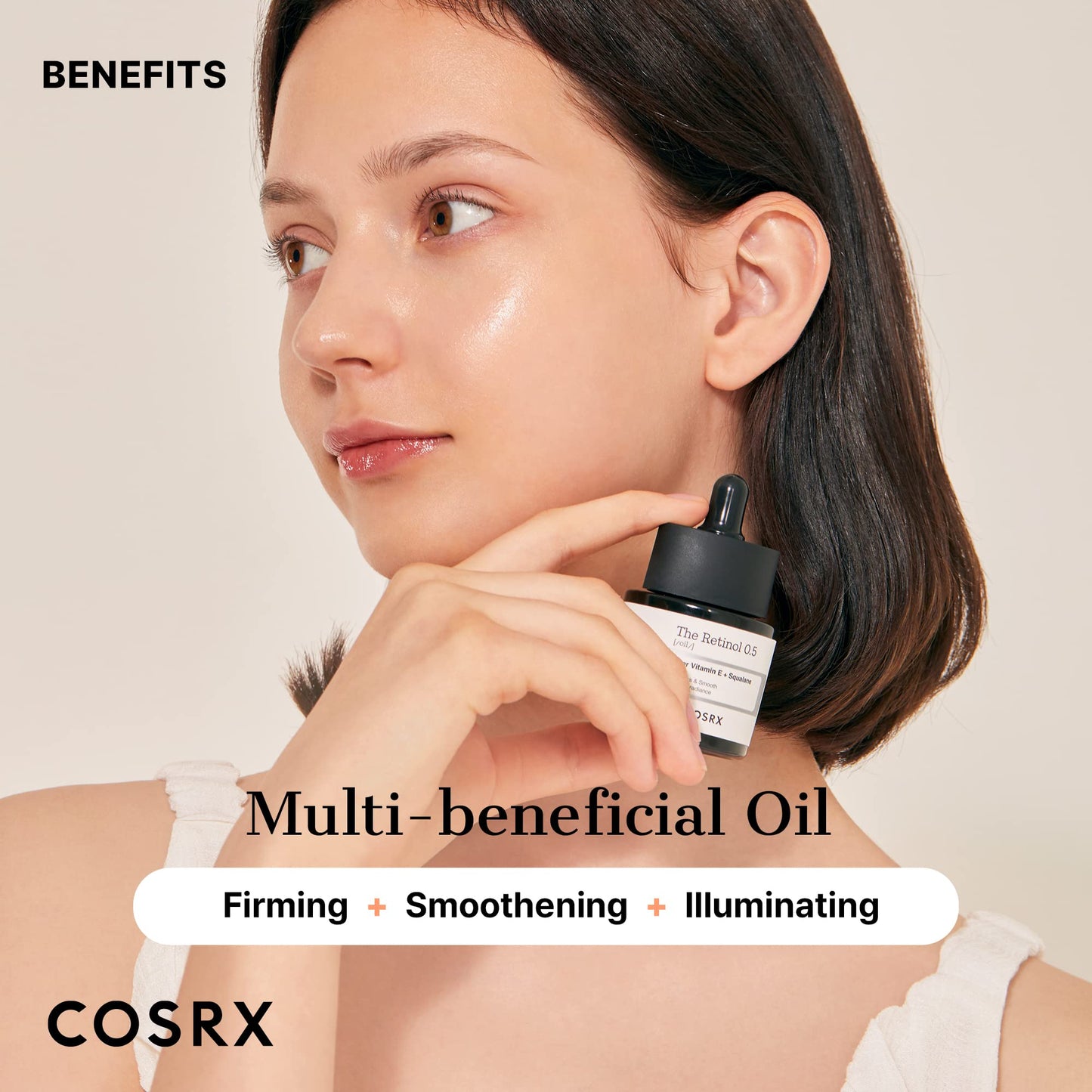 COSRX Retinol 0.5 Oil, Anti-aging Serum with 0.5% Retinoid Treatment for Face, Reduce Wrinkles, Fine Lines, & Signs of Aging, Gentle Skincare for Day & Night, Not Tested on Animals, Korean Skincare