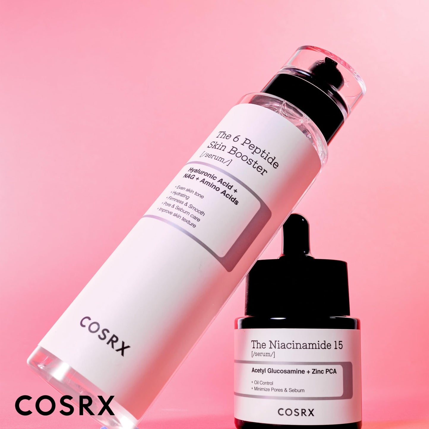 COSRX Niacinamide 15% Peptide Booster Set - Amazon Exclusive - Korean Skin Care Set, Gift Sets, Stocking Stuffers for Women, Niacinamide Serum, Face Serum